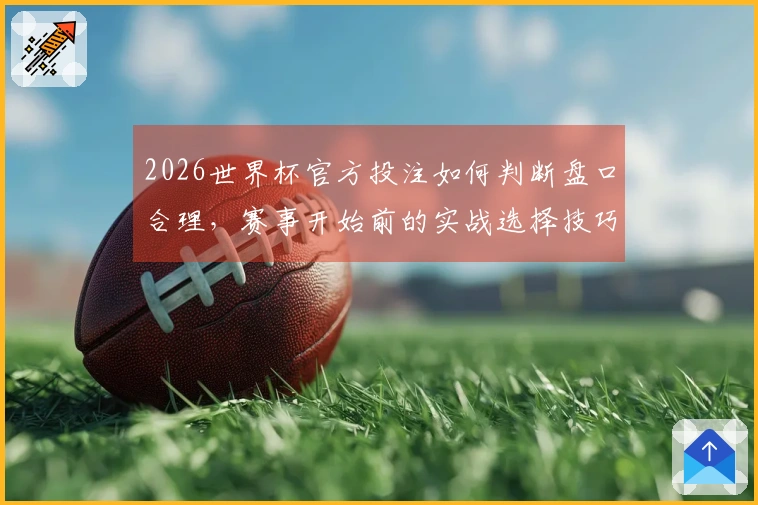2026世界杯官方投注如何判断盘口合理，赛事开始前的实战选择技巧